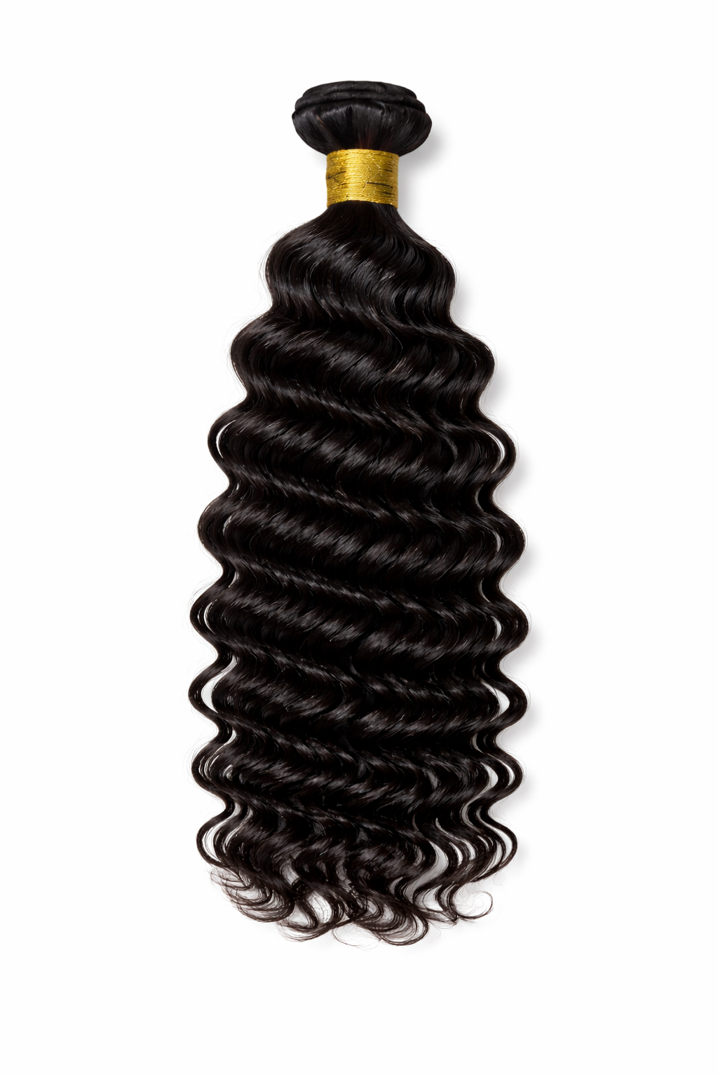 Luxury Deep Wave Hair Bundles –(single) 100% Raw Human Hair