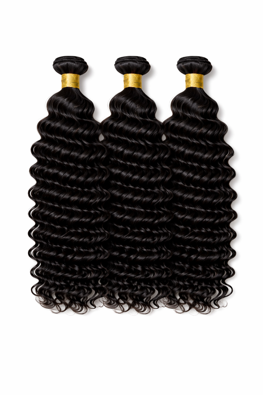 Luxury deep Wave hair - 3 Bundle Deal