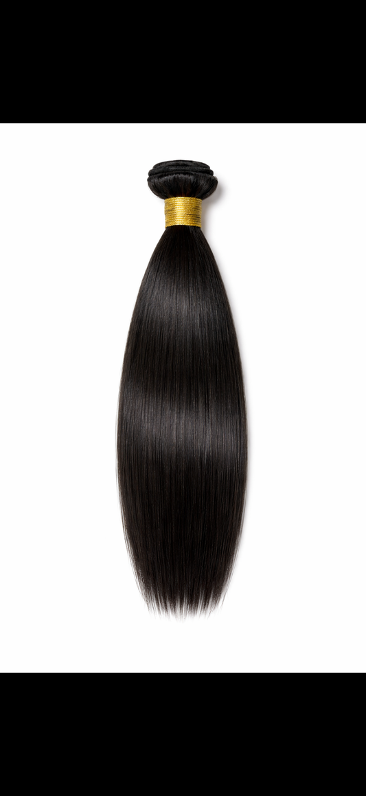 Luxury Straight Hair Bundle (Single)_ 100% Raw Human Hair